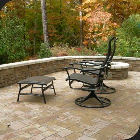Patios cleaned using high/low pressure washers